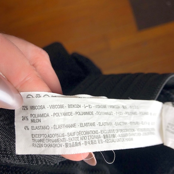 ZARA High Rise Black Leggings Size Medium - Picture 9 of 11